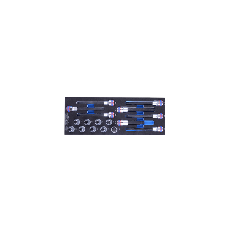 JEU DE DOUILLES EMBOUTS 1-2' - 17 P JEU DE DOUILLES EMBOUTS 1-2' - 17 P