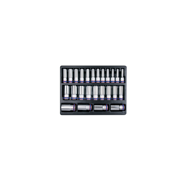 MODULE POUR SERVANTE 25PCS DOUILLE 1-2" LONG MODULE POUR SERVANTE 25PCS DOUILLE 1-2" LONG