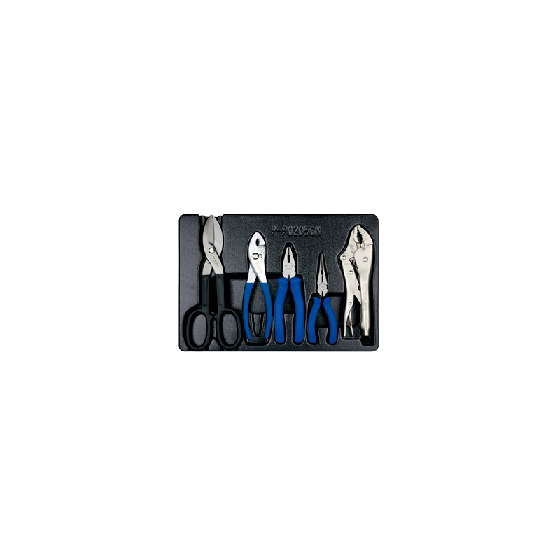 JEU DE PINCES ET CISAILLES - 5 PCS JEU DE PINCES ET CISAILLES - 5 PCS