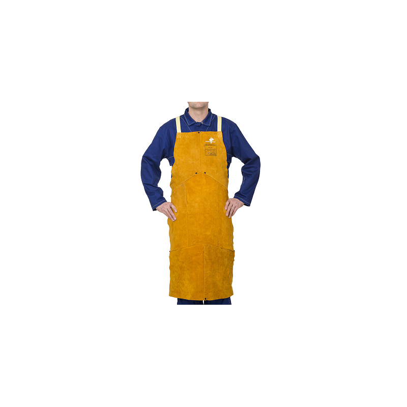 TABLIER SOUDEUR CUIR CROUTE BOVIN-T:91X60CM-WELDAS TABLIER SOUDEUR CUIR CROUTE BOVIN-T:91X60CM-WELDAS
