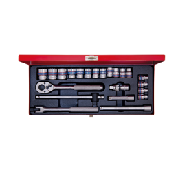 JEU CLES A CLIQUET 3-8'' 6 PANS