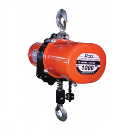 PALAN A CHAINE ELECTRIQUE 1T 6M 1 BRIN-400V-DUKE