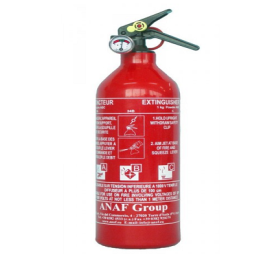 EXTINCTEUR POUDRE ABC 1KG PS1-X EN3 NF FR/GB ANAF