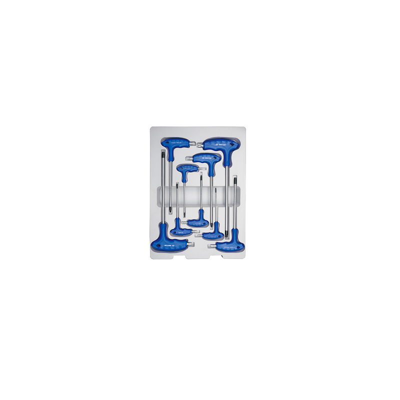 JEU DE 9 CLES MALES TORX POIGNEE EN L - T10-T50