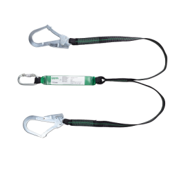 LONGE ABSORBEUR-DOUBLE CONNECTEUR-1.5M-COVERGUARD