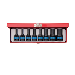 COFFRET 08 PCS-DOUILLE 1/2"-TOURNEVIS HEXAGONAL-KT