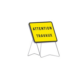 PANNEAU C2 ATTENTION TRAVAUX 800x600MM -TALIAPLAST