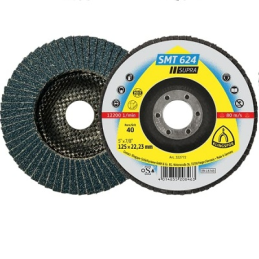 DISQUE A LAMELLES-Ø 115MM-GRAIN 40-INOX-KLINGSPOR