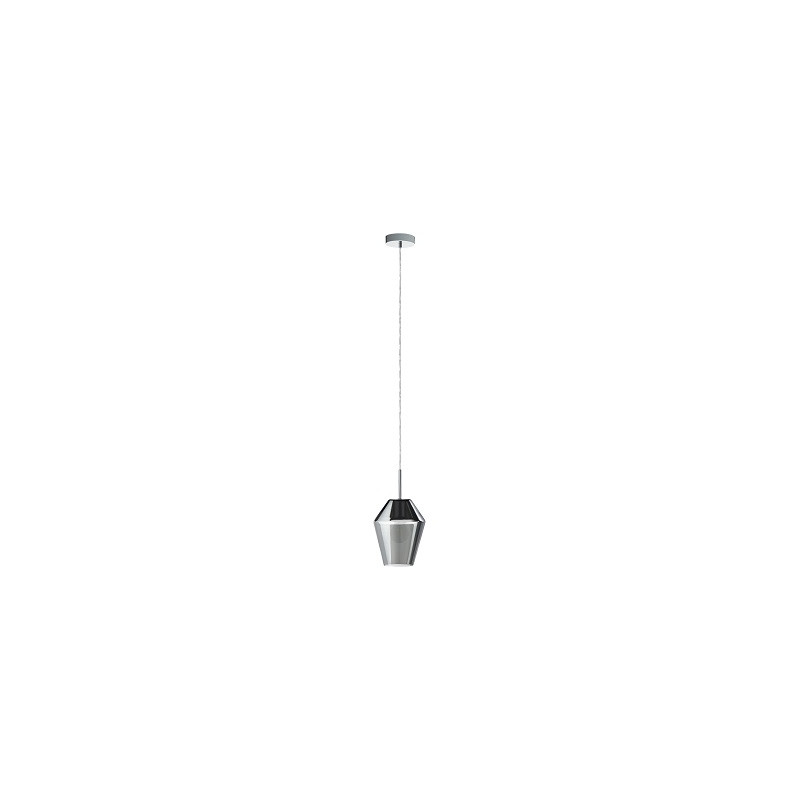 LUSTRE MURMILLO CHROME|NOIR TRANSPARENT-EGLO LUSTRE MURMILLO CHROME|NOIR TRANSPARENT-EGLO