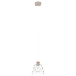 LUSTRE COPLEY ABAT-JOUR VERRE|A. ROSE OR-EGLO