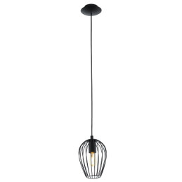 LUSTRE NEWTOWN NOIR -160MMx1,1M-EGLO