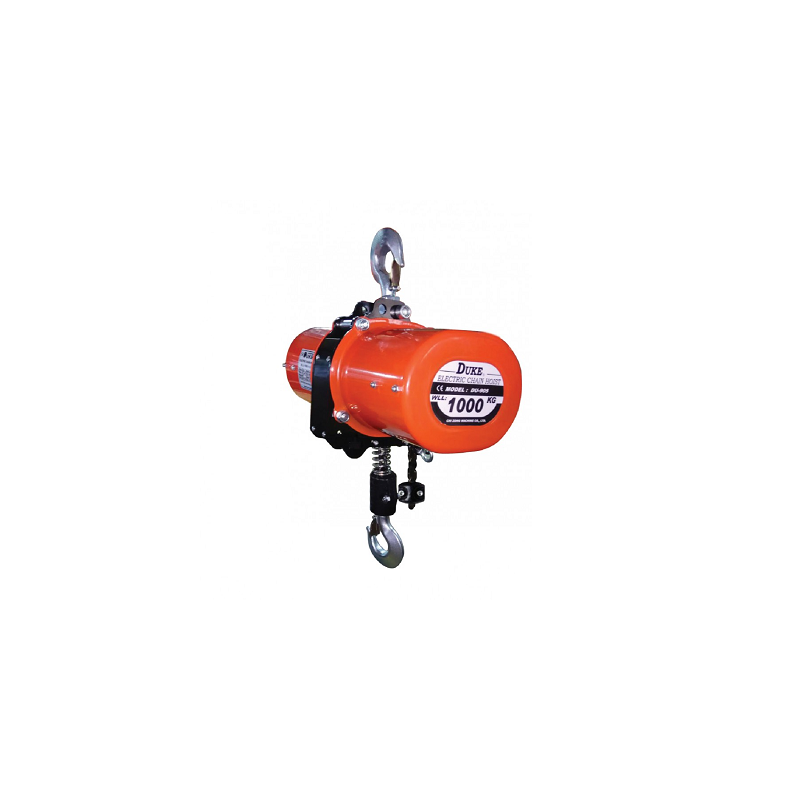 PALAN A CHAINE ELECTRIQUE 1T 6M 1 BRIN-400V-DUKE