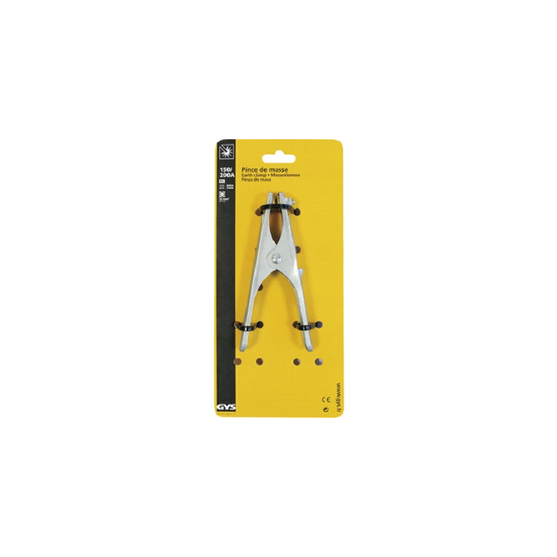 PINCE DE MASSE CROCO 200A 35 mm² GYS PINCE DE MASSE CROCO 200A 35 mm² GYS