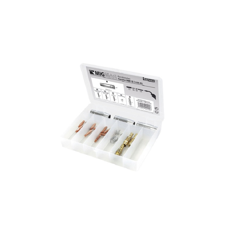 COFFRET ACCESSOIRES TORCHE MB15 (MIG 150 A) GYS COFFRET ACCESSOIRES TORCHE MB15 (MIG 150 A) GYS