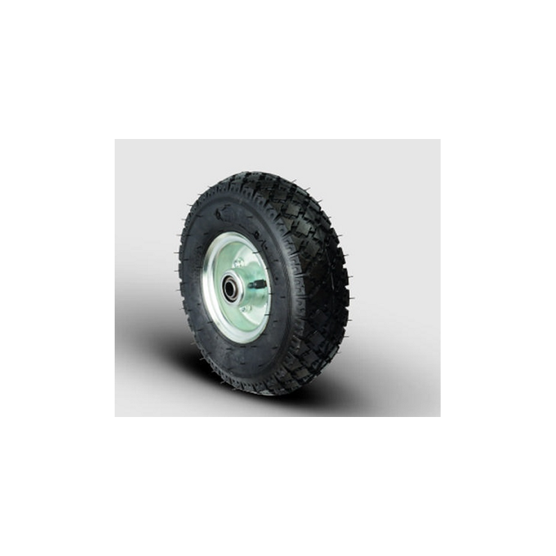 ROUE GONFLABLE JANTE TOLE-250X80MM-AXE - 25MM-EMES ROUE GONFLABLE JANTE TOLE-250X80MM-AXE - 25MM-EMES