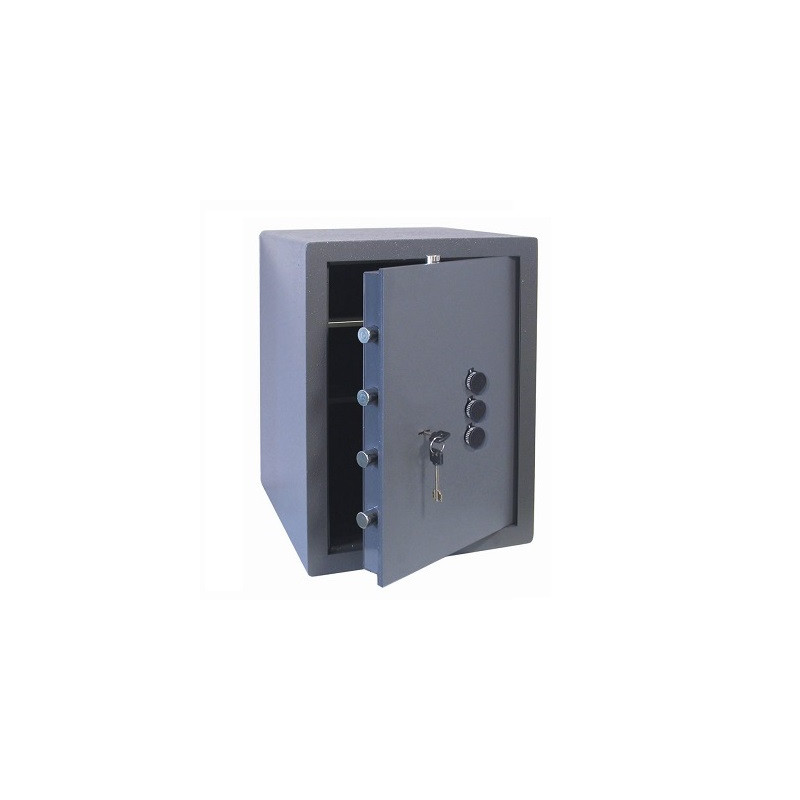 COFFRE FORT SERRURE BOUTON+CLE 490x360MM-BRICARD