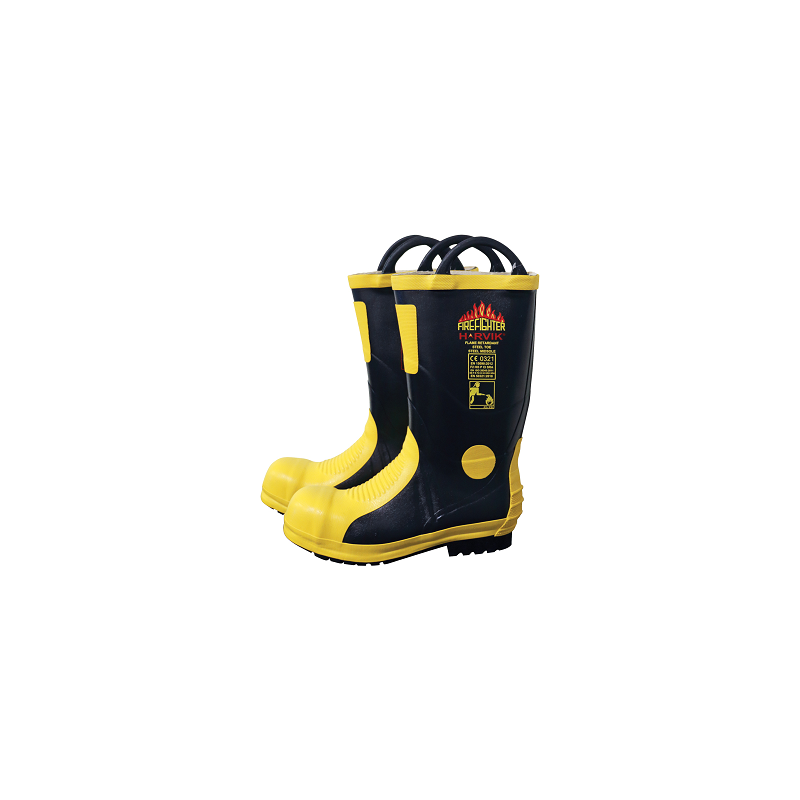 BOTTE DE POMPIER MED-NOIRE-JAUNE-T:45-46-LALIZAS