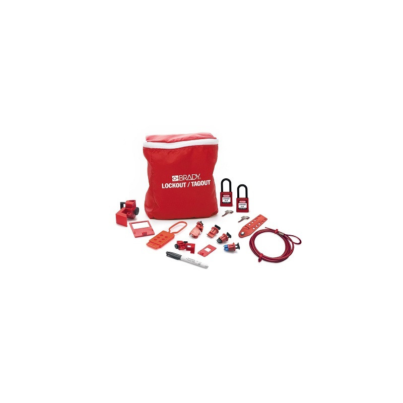 KIT CONDAMNATION ÉLECTRIQUE + 2 CADENAS R-B-BRADY