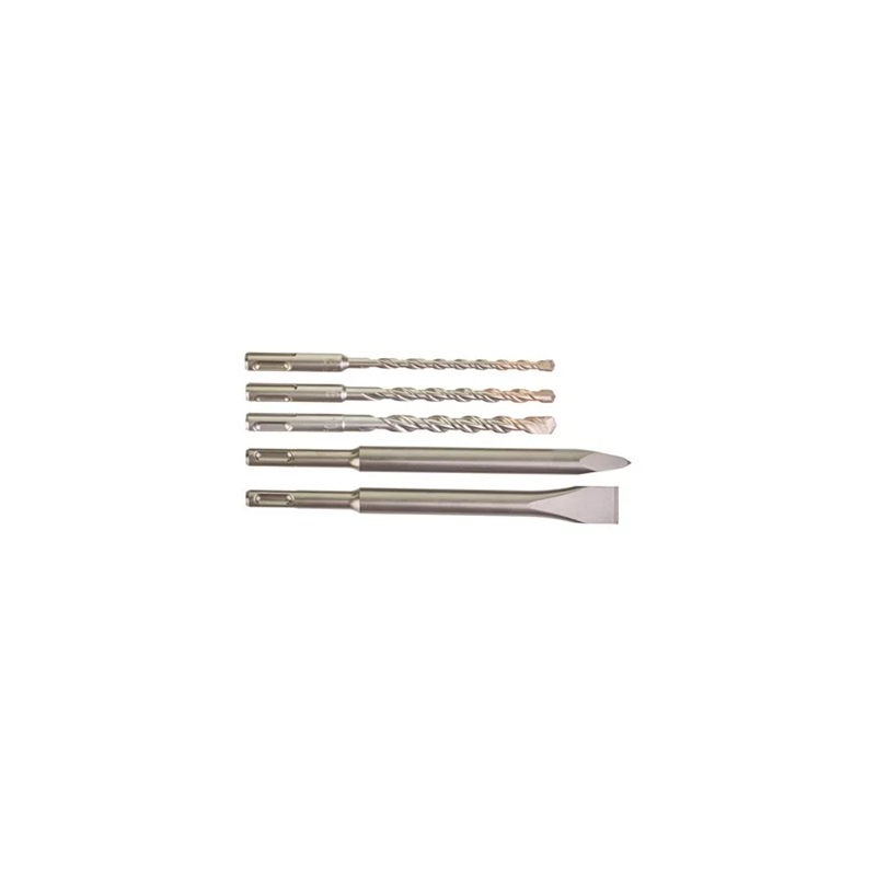 JEU DE 5 PCS:3 FORET ET 2 BURIN SDS-PLUS-MILWAUKEE JEU DE 5 PCS:3 FORET ET 2 BURIN SDS-PLUS-MILWAUKEE