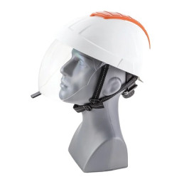 CASQUE ELECTRICIEN E-MAN 4000 BLANC/ORANGE -GLOBUS