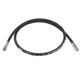 TUYAU GRAISSE CAOUTCHOUC 1-4" 5M 400 BARS-LUBRITEK