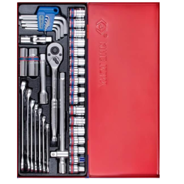 VALISE DE 40 OUTIL DIVER (DOUILLE 1/4" ET 1/2")