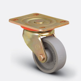 ROULETTE FONTE PIVOTANTE SANS JANTE-125X40MM-EMES