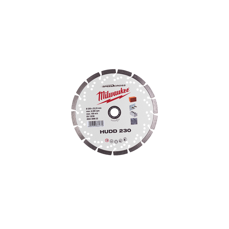 DISQUE DIAMANT ∅230X2.6X22.23MM-HUDD-MILWAUKEE