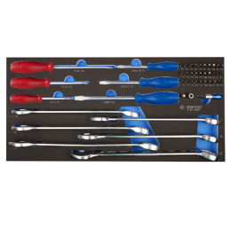 MODULE POUR SERVANTE 45PCS TOURNEVIS+CLE MIXTE-KT