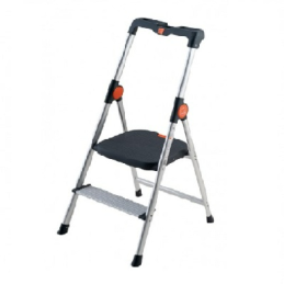 ESCABEAU ALUMINIUM 2.47M - 2 ETAGES - B222-GIERRE