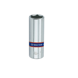 Douille longue chromée 1/4" 6 p 9mm-KINGTONY