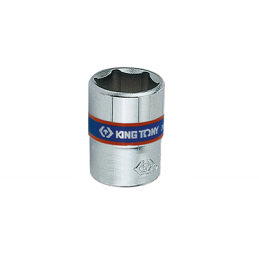 Douille courte chromée 1/4" 6 p 13mm-KINGTONY