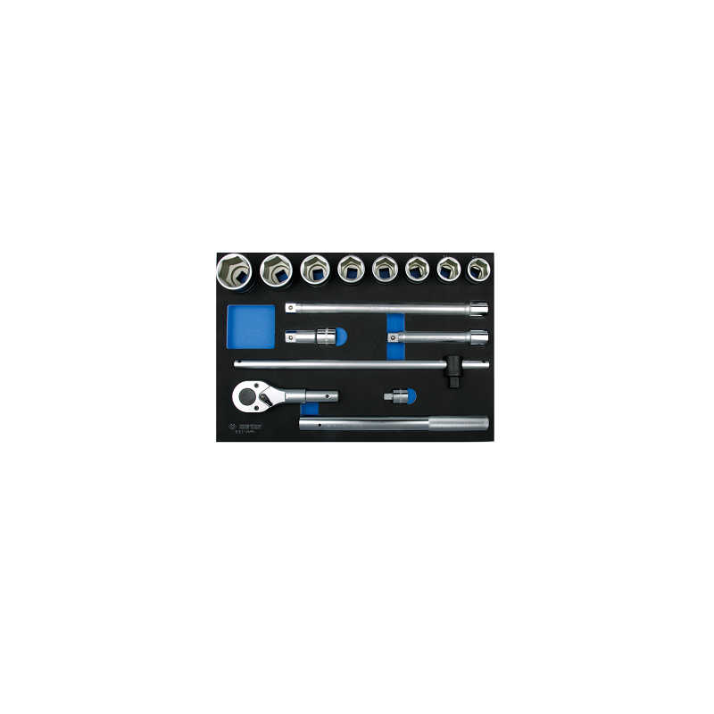 MODULE POUR SERVANTE 14PCS DOUILLE 3/4"+ACCESSOIRE