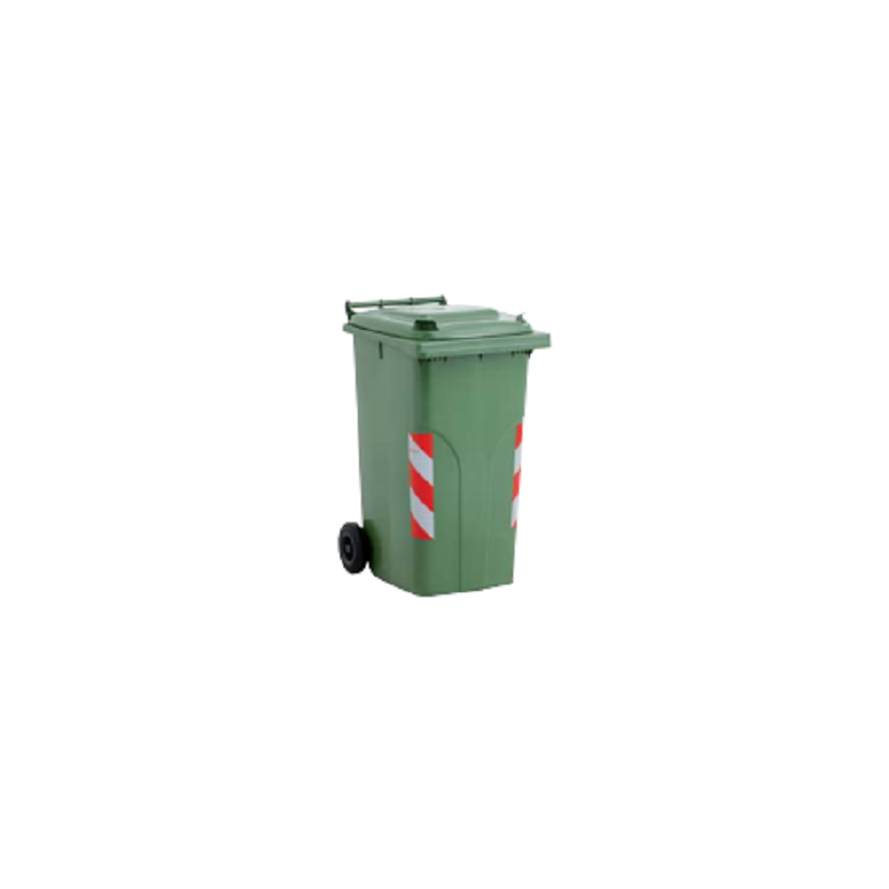 CONTENEUR A DECHETS 240 L PEHD +2 ROUES 200MM