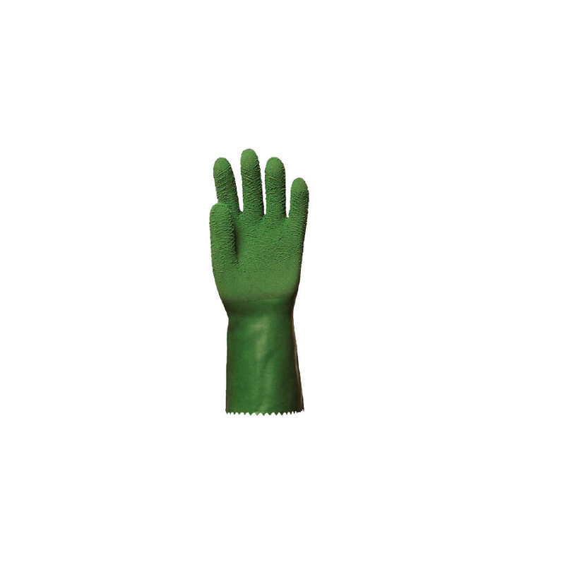 GANTS LATEX CREPE VERT 32 CM T10-COVERGUARD GANTS LATEX CREPE VERT 32 CM T10-COVERGUARD