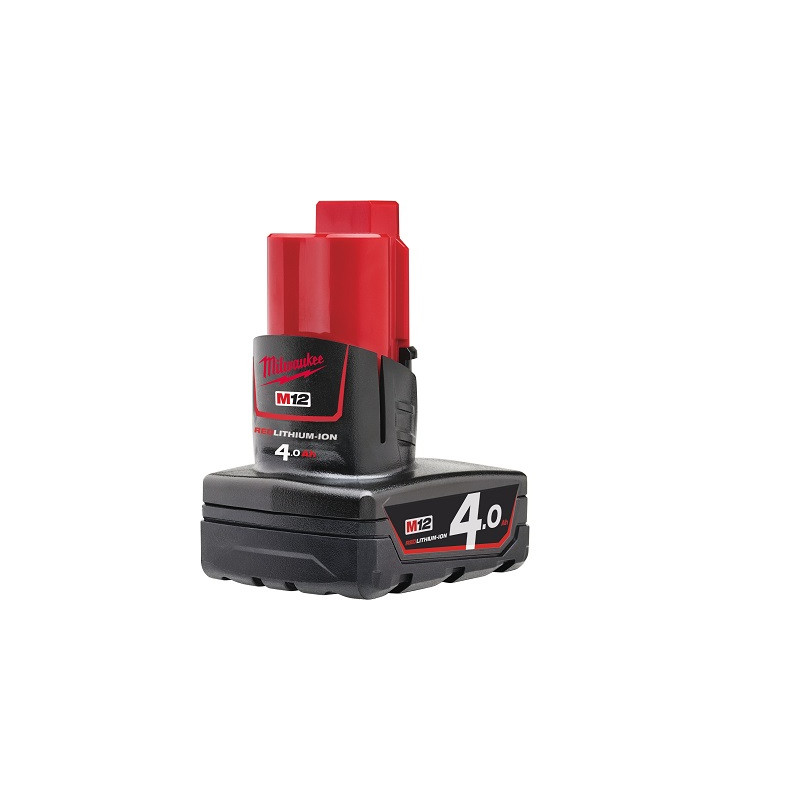 BATTERIE M12-04AH-M12B4-REDLITHIUM-MILWAUKEE BATTERIE M12-04AH-M12B4-REDLITHIUM-MILWAUKEE