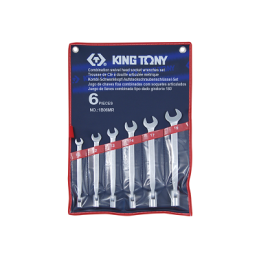 TROUSSE DE 6 CLES A DOUILLE ET FOURCHES ARTICULEE