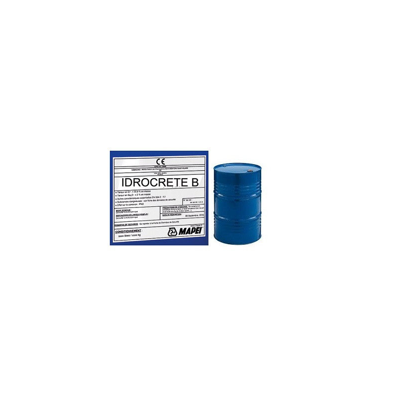 IDROCRETE B - BIDON DE 200 LT MAPEI