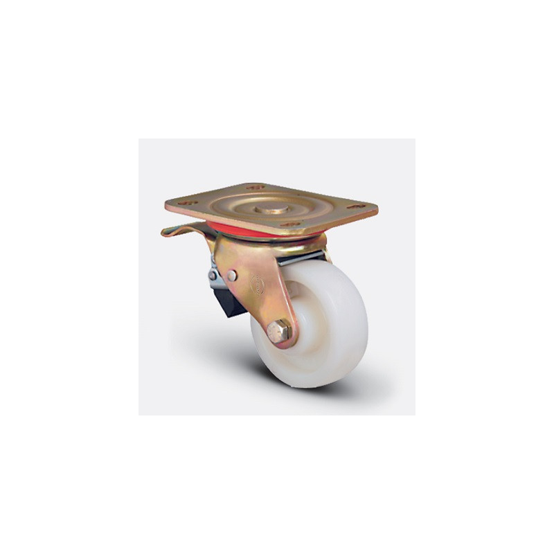 ROULETTE POLYAMID PIVOTANT SAN JANTE 200X50MM-EMES