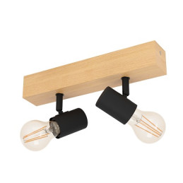 APPLIQUE MURALE 2 SPOTS TOWNSHEND 3 300x50MM-EGLO