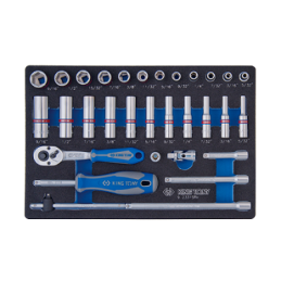 MODULE POUR SERVANTE 31PCS DOUILLE 1-4"+ACCESSOIRE