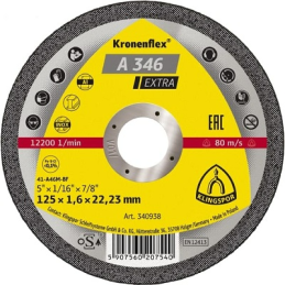 DISQUE A COUPER-- 125MMX1.6MM-INOX-ALU-KLINGSPOR