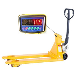 TRANSPALETTE PESEUR MANUELLE 2.5T-DIGITAL-LEVAC