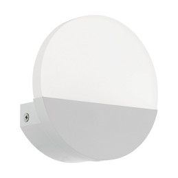 APPLIQUE MURALE METRASS 1 LED EXT. ALU BLANC-EGLO