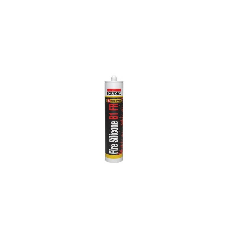 SILICONE 300ML FIRESILICONE B1 FR BLANC SOUDAL