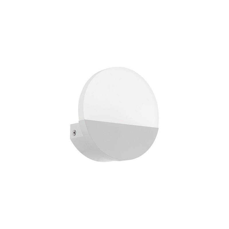 APPLIQUE MURALE METRASS 1 LED EXT. ALU BLANC-EGLO