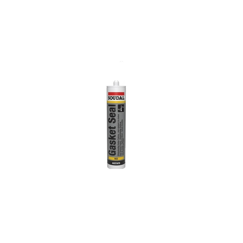 SILICONE HTE TEMP 310ML GASKETSEAL ROUGE - SOUDAL