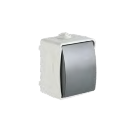 INTERRUPTEUR VA-VIENT BLANC-GRIS|IP54-ELECTRALINE