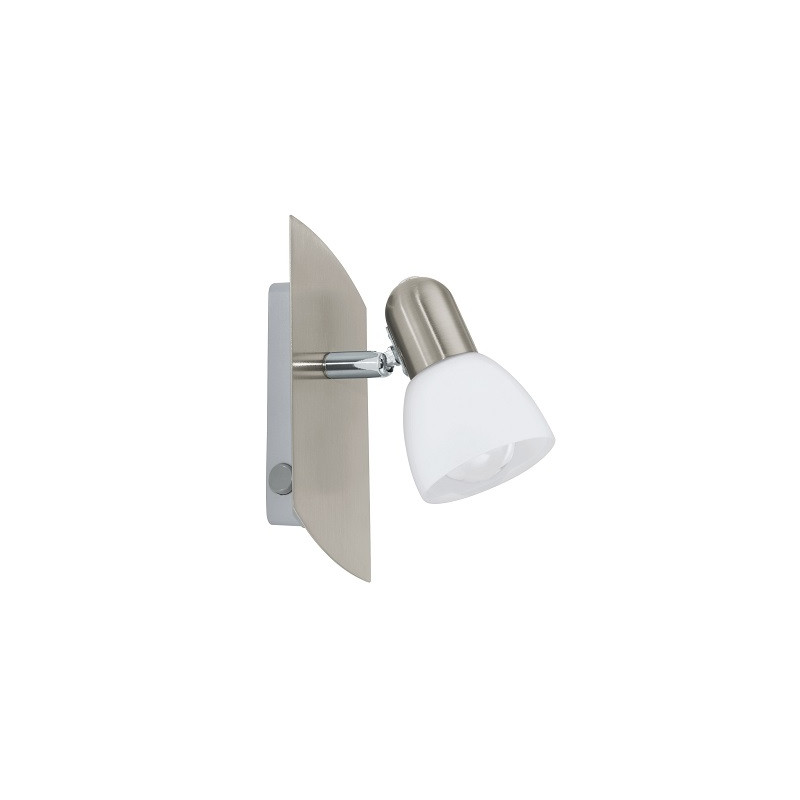 APPLIQUE MURALE 1 SPOT ENEA NICKEL 190x70MM-EGLO