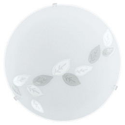 PLAFONIER MARS BLANC SATINE A MOTIF -250-EGLO